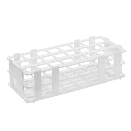 Plastic Lab Tube Rack Storage Stand Holder Detachable for 25mm ID, 24 Holes