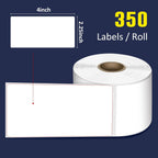2.25" x 4" Direct Thermal Labels, 350 Shipping Postage Labels