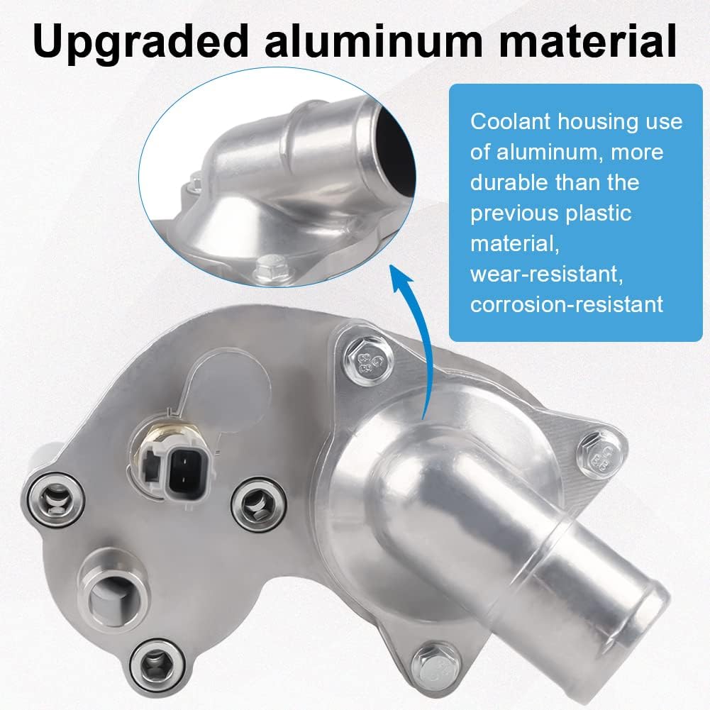 2L2Z8592BA Aluminum Thermostat Housing Compatible with 2002-2010 Explorer