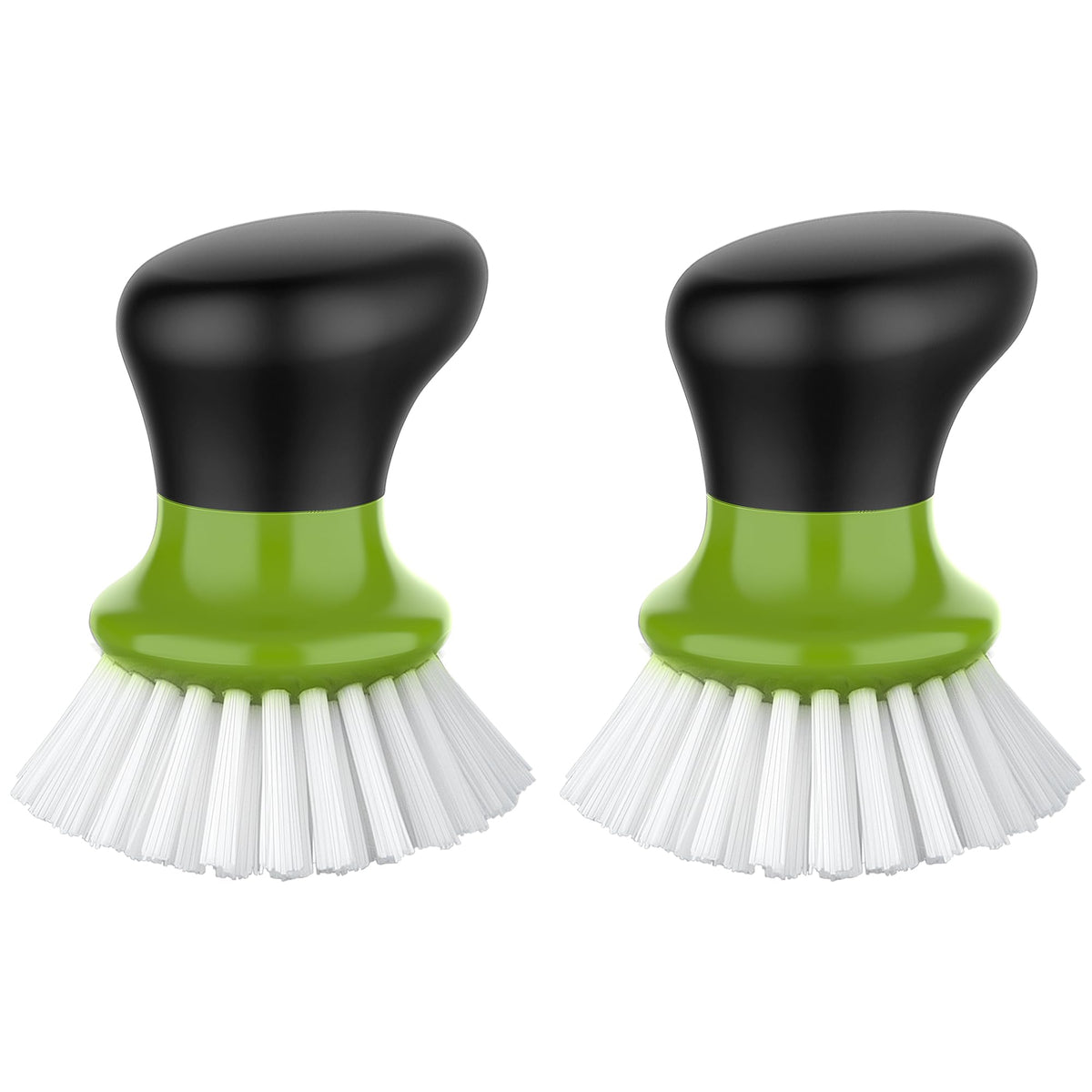 Dish Scrub Brush, Palm Brush Dish Scrubber, Green, Pack of 2