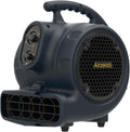 1100 CFM 3-Speed Industrial Air Mover Floor Blower Fan with Timer | 1/4 HP High Velocity Industrial Floor & Carpet