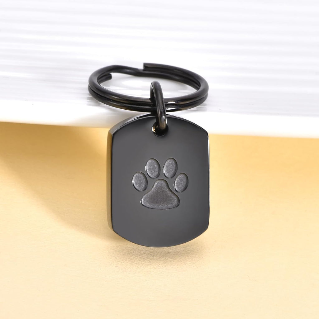 Pet Cremation Jewelry Dog Cat Paw Urn Keychain for Ashes for Women Men Memorial Keepsake Pendant