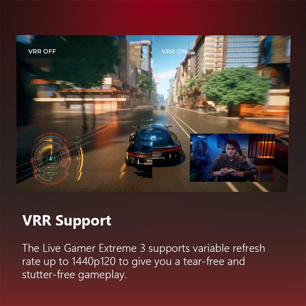 4K Capture Card for Streaming,1440p120 Video Capture Device for PS5/Pro, Xbox Series X/S, Nintendo Switch, PC