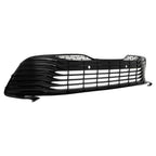 SEBLAFF Front Lower Grille Gloss Black with Radar Holes for Camry