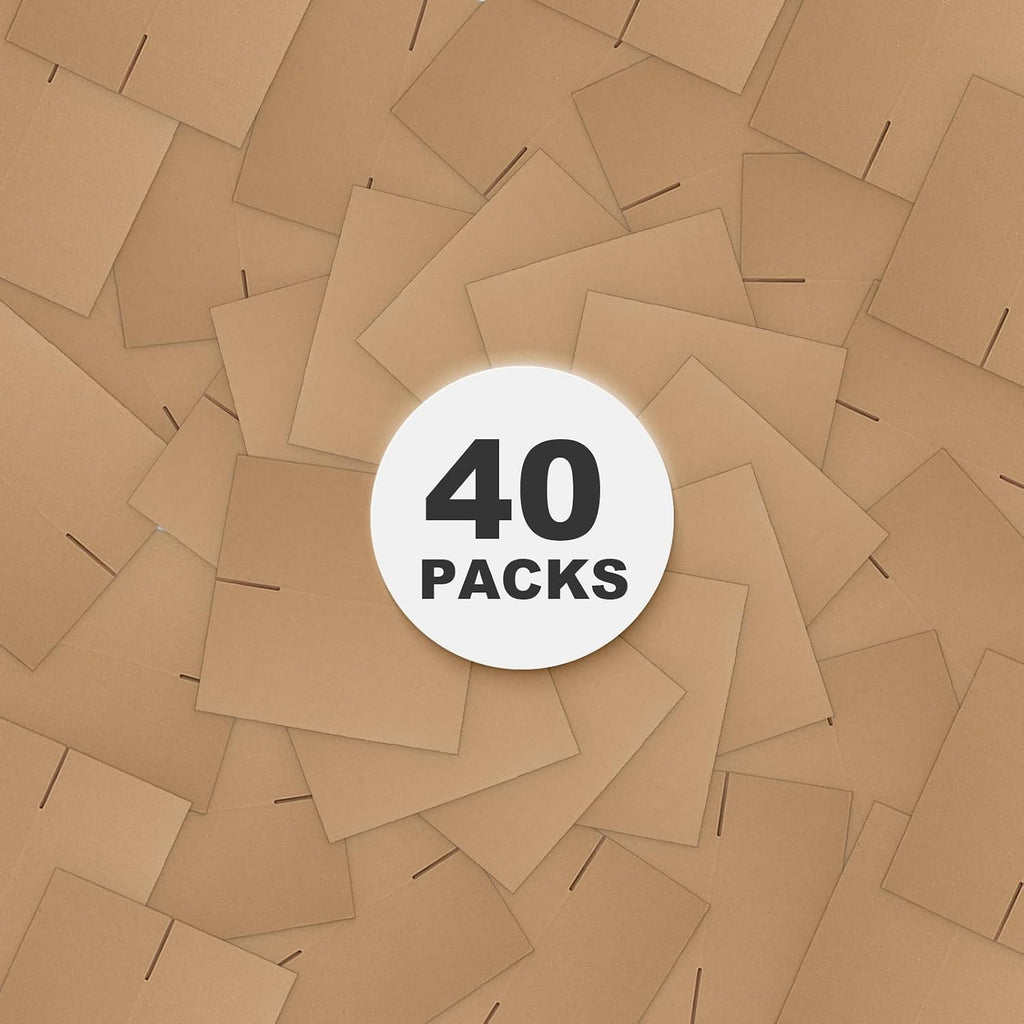 40 Packs Shipping Boxes 6x6x6, Corrugated Cardboard Brown Mailing Box Bulk for Packing