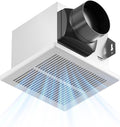 Amico Bathroom Exhaust Fan, 1.5 Sones, 110 CFM, No Attic Access Needed