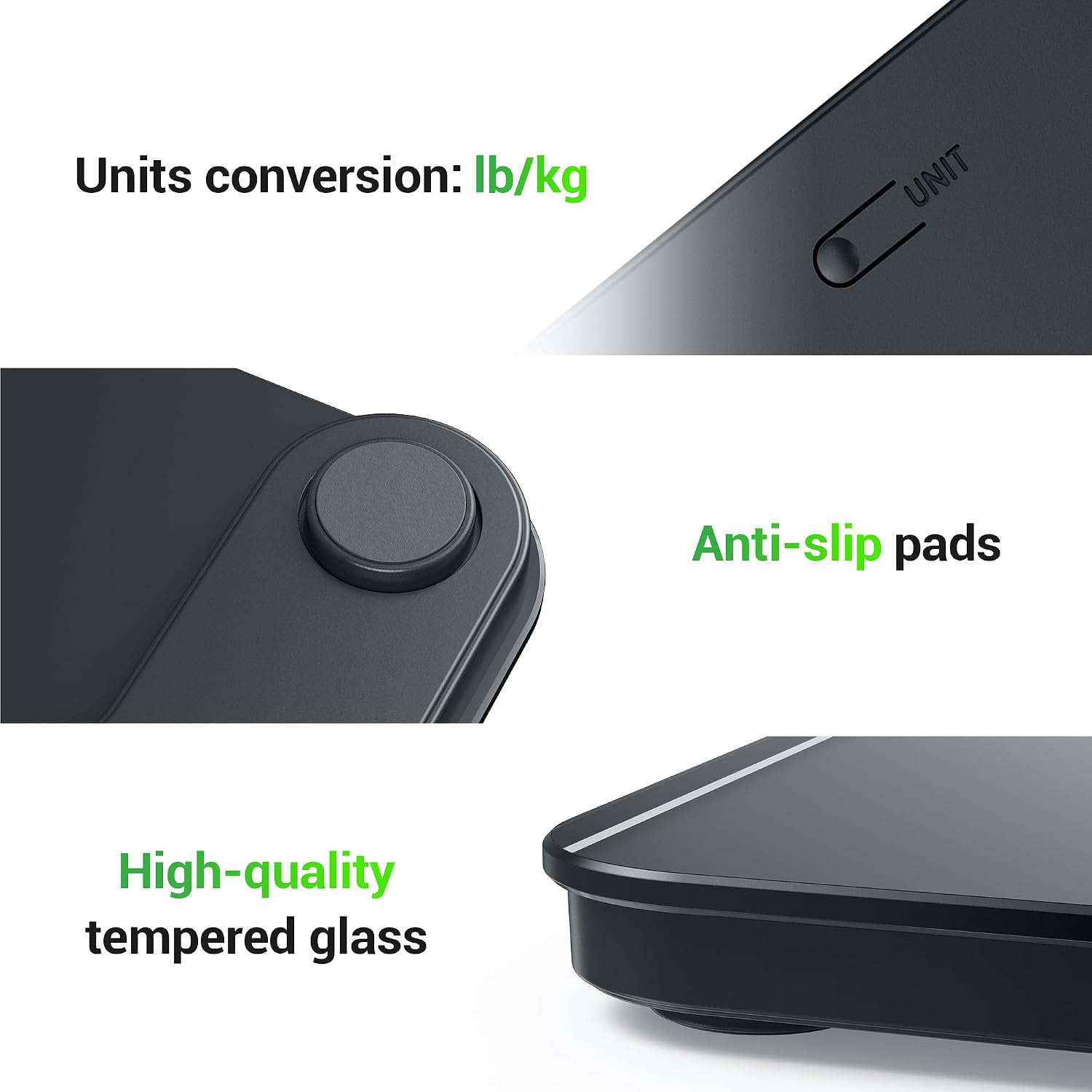 Bathroom Scale for Body Weight, Highly Accurate Digital Weighing Machine for People, Upgraded Batteries Included