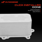 A-Premium Transmission Oil Cooler Compatible with Jeep
