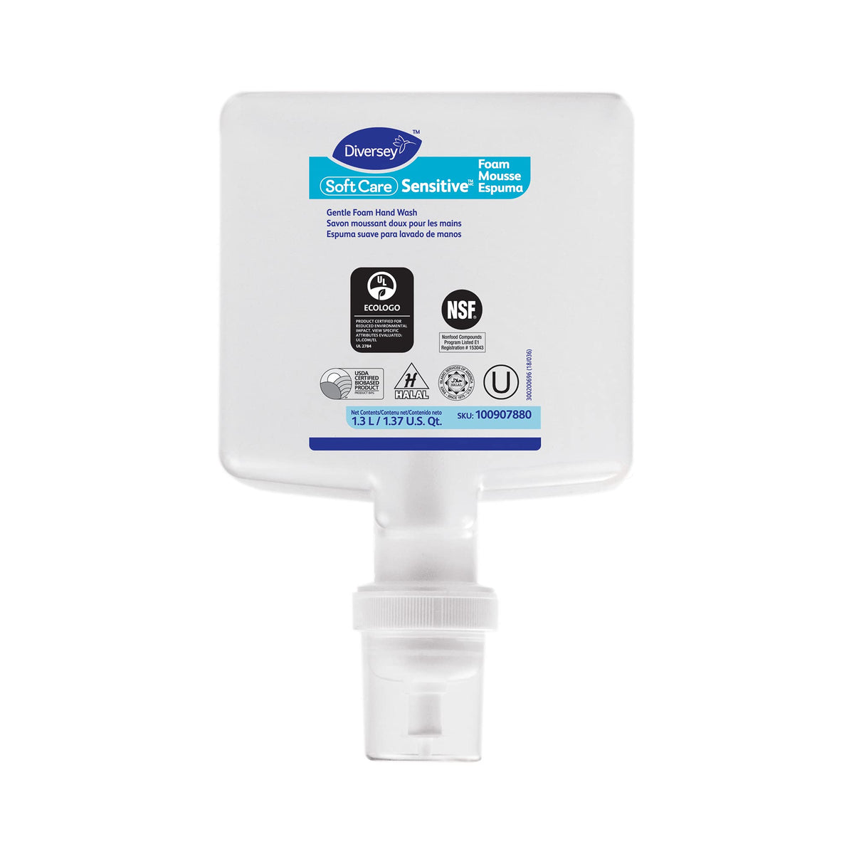 Soft Care Sensitive Foam Hand Wash, 1.3 L Cartridge