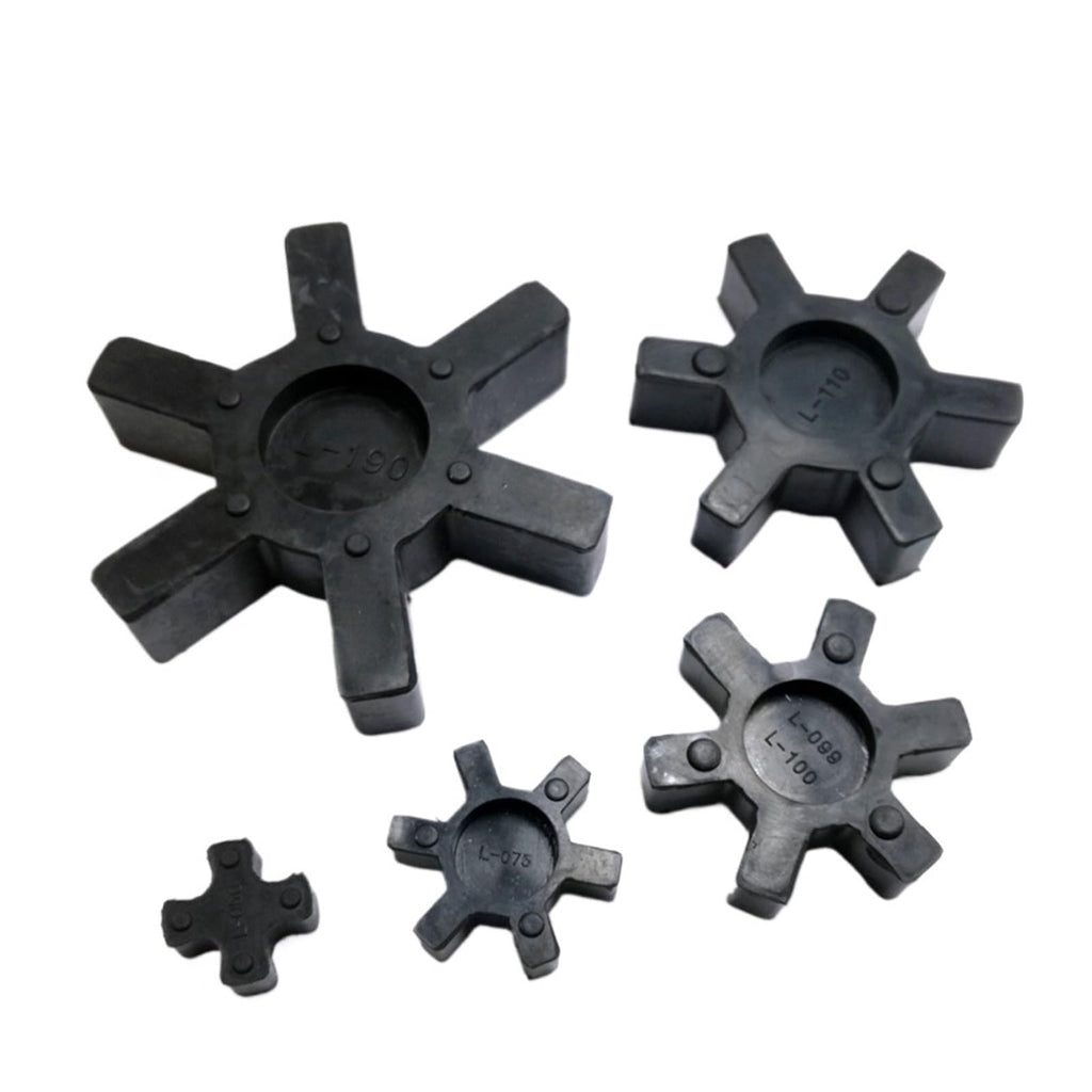 Coupling Buffer pad L-Type Coupling Rubber Elements,Flexible Couplings,Polyurethane Model L35-L225,D035(Black,L99-L100-10 Pieces)