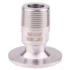 DERNORD 1.5'' Tri clamp Adapter to 3/4 inch MNPT Thread Ferrule Sanitary Pipe Fitting