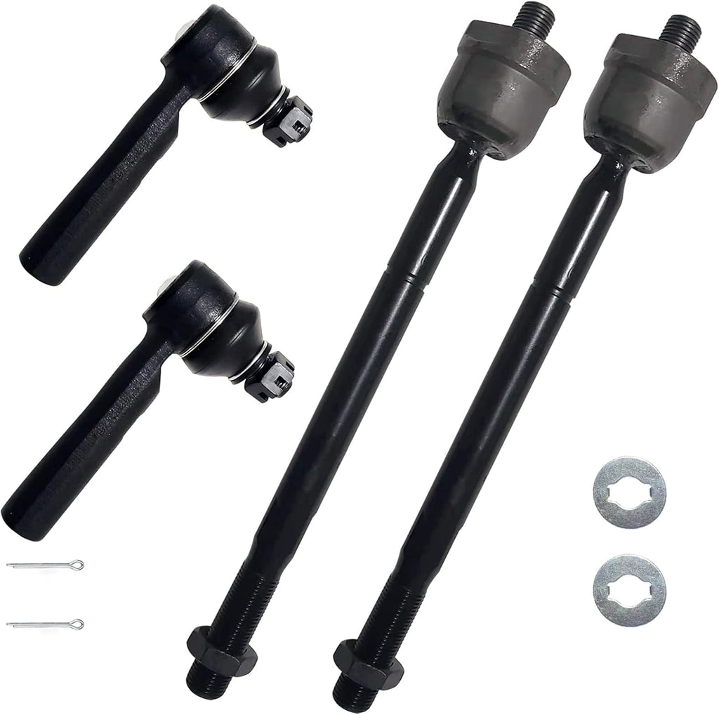 Outer Inner Tie Rod Ends ES80895 EV800529 for Toyota Tacoma 2005-2023