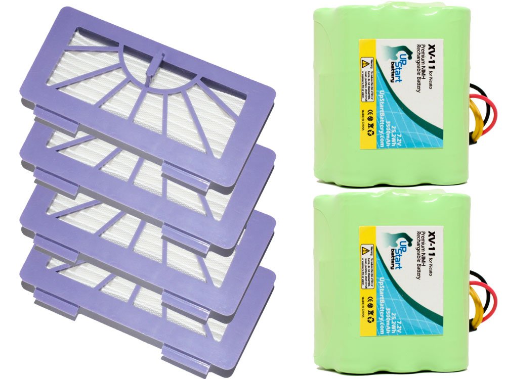 2 Pack - Replacement for Neato XV-21 Battery and Filters