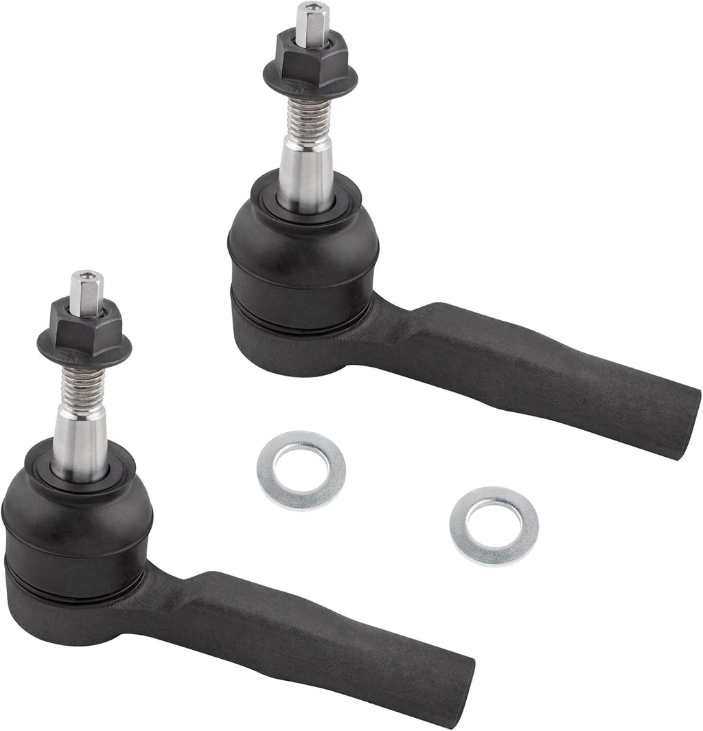 BOXI (Set of 4) Front Inner & Outer Tie Rod End Links Fit for Chevrolet Equinox/for GMC Terrain 2010 2011 2012 2013 2014 2015 2016 2017 Fit for 2.4L Models Only | Replace ES800640 EV800648