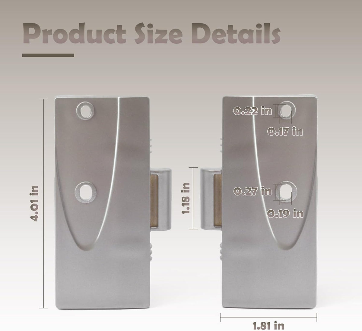 DA67-02057A & DA67-02056A Refrigerator Freezer Door Handle Mounting Cap Compatible with Samsung Fridge RF263ERS/XAA RF266AERS/XAA RFG297AARS/XAA, Left & Right Side Handle End Cap