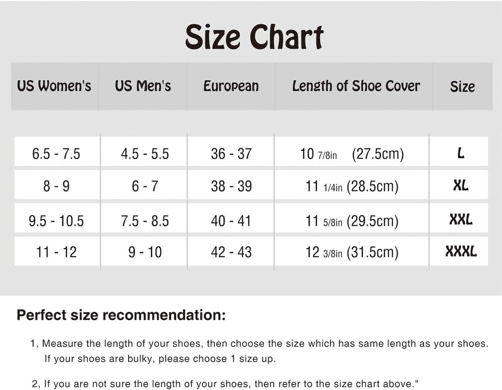 Rain Boot Waterproof Shoes Cover Women Men Kids Reusable Rubber Sole