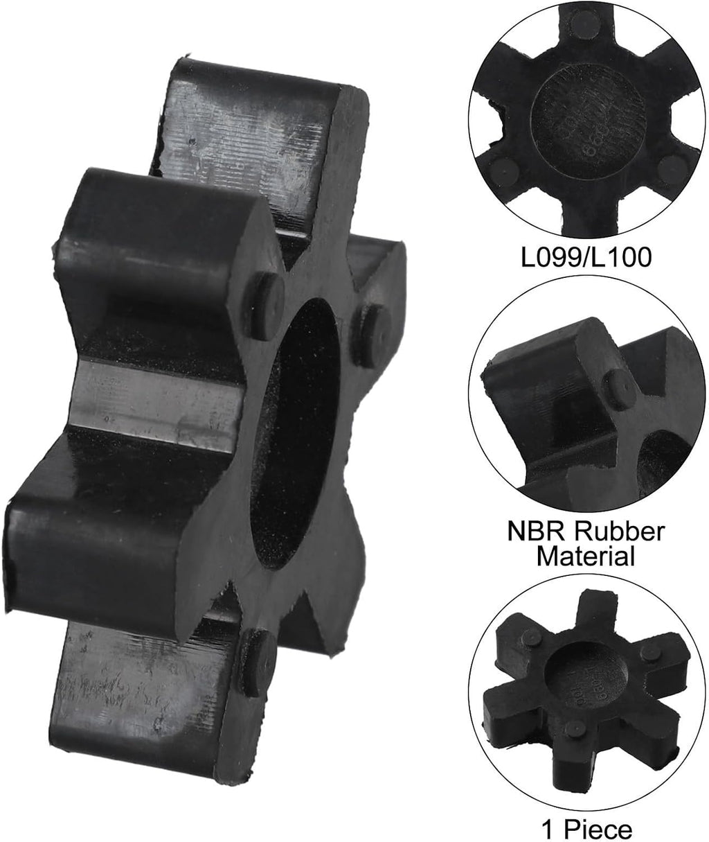 L099/L100 Rubber Spider Insert 2.5" for Lovejoy/TB