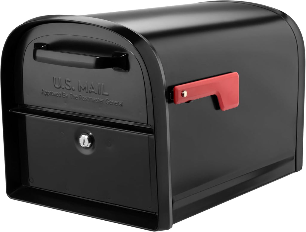 6300B-10 Oasis 360 Locking Parcel Mailbox, Extra Large, Black, 6300B-10 | Galvanized steel build with a secure steel