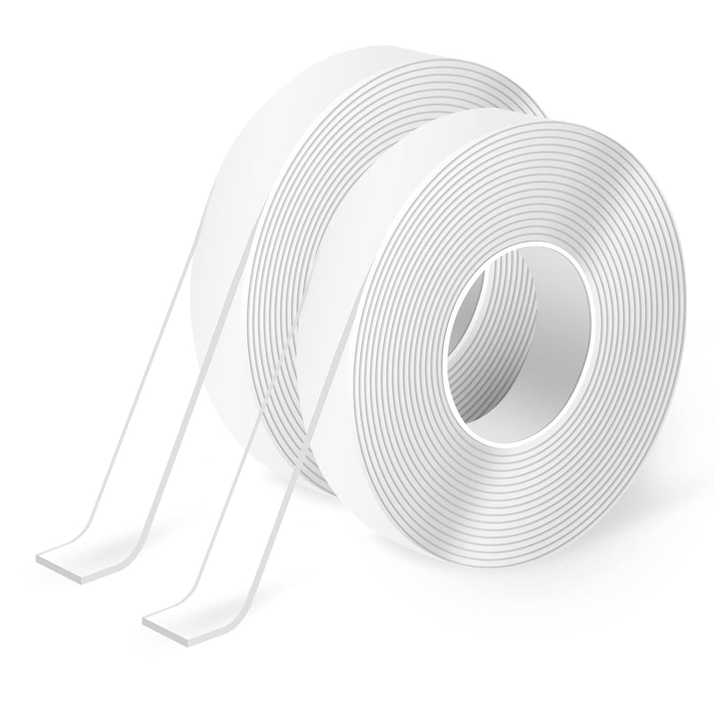 Nano Double-Sided Acrylic Foam Tape, 1/24" x 1/2" x 10', 2-Roll Pack