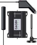 Upgarde Cell Booster for Car, Truck Cell Phone Signal Booster on Band 2/4/5/12/13/17/25/66 for 5G Support All
