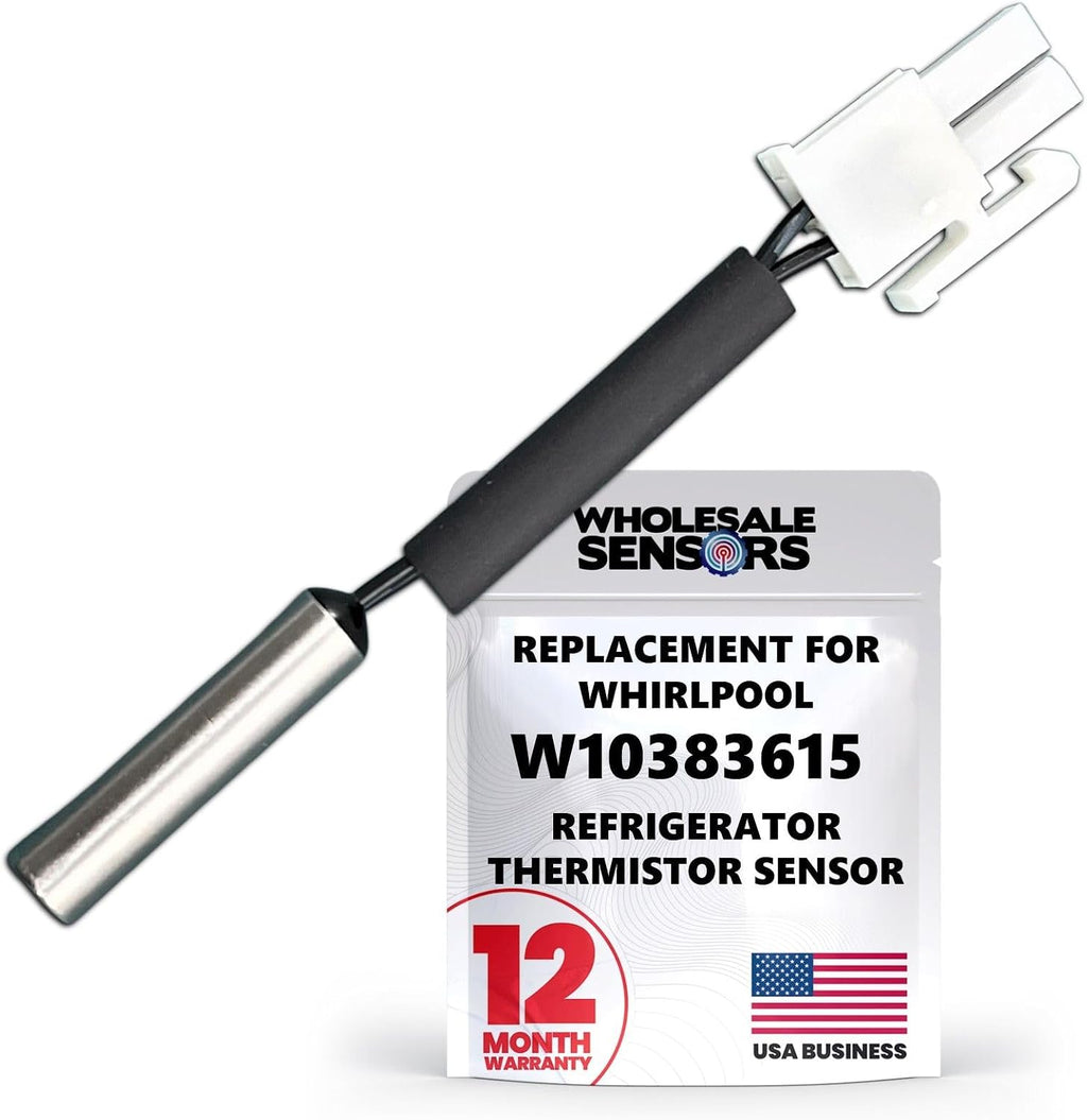 Replacement Whirlpool W10383615 Refrigerator Thermistor 12 Month Warranty & USA Support