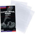 Thick Silver Age Comic Bags - 100 ct | Archival Quality, Acid-Free Protection for Silver Age Comic Books | 7 1/4 x 10