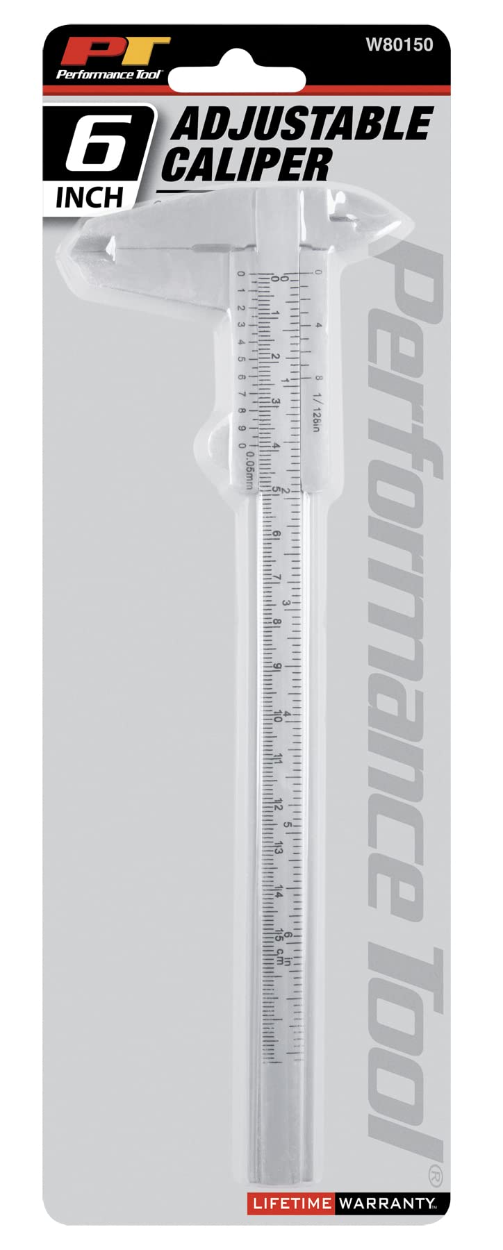 Performance Tool W80150 6 in. Plastic Caliper
