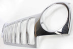 Garage-Pro Grille Assembly Compatible with Jeep Liberty 2002-2004 Plastic Bright Chrome
