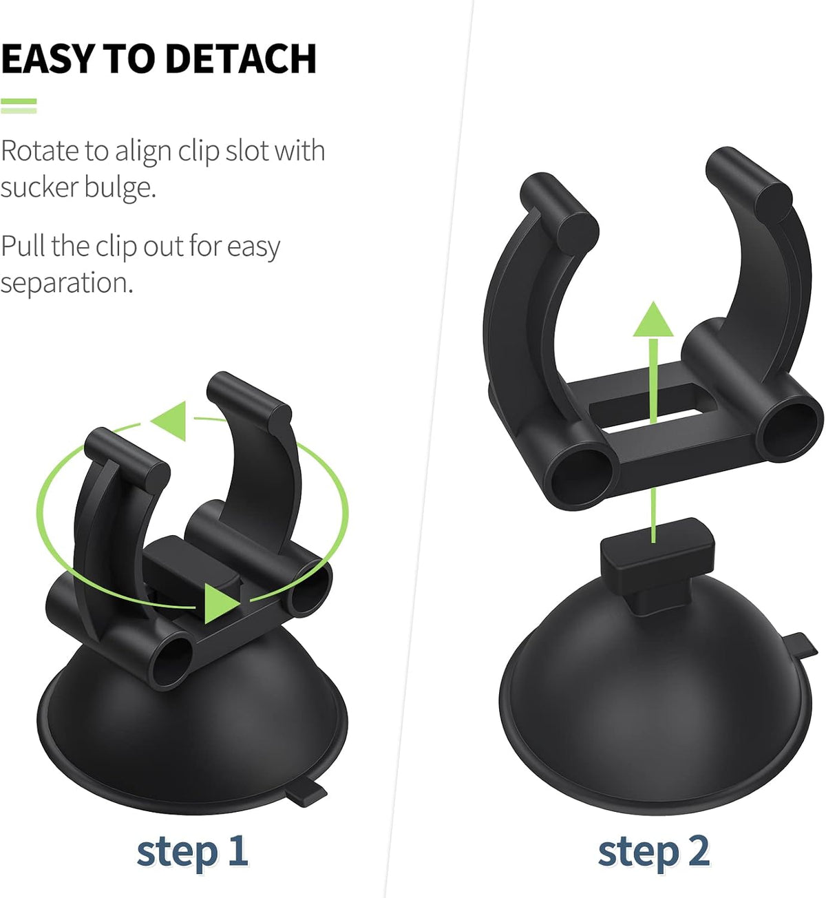12 Pack Aquarium Heater Suction Cups Suckers with 0.95 Inch Clips Black Standard Heating Rod Holders Clamps for Fish