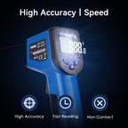 Digital Laser Thermometer for Griddle,Infrared Temperature Gun for Cooking