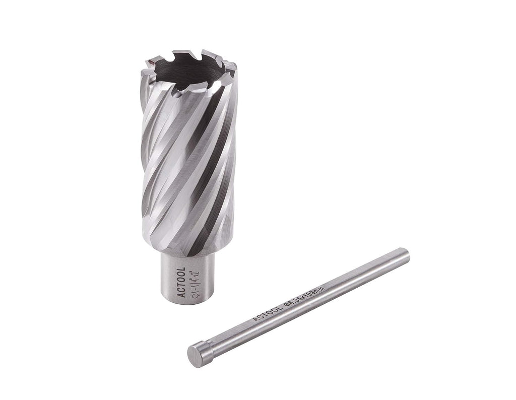 1-1/4" Diameter × 2" Depth of Cut HSS ANNULAR Cutter with 3/4'' Weldon Shank
