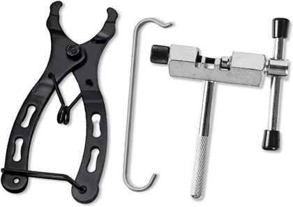 Bike Chain Tool 3 Pcs, Bicycle Link Plier + Chain Drift Tool + Chain Hook Chains Breaker Bikes Chain Removal Tools