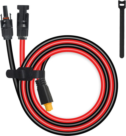 10AWG Solar to XT60 Extension Cable, 2FT Solar to XT60 Connector