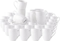 White Coffee Mugs Set of 36, 12 oz Ceramic Coffee Cups