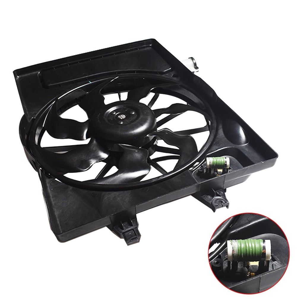 Radiator A/C Condenser Cooling Fan Replacement for Elantra 2017-2019