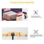 QR 2D Barcode Scanner, Bluetooth & 2.4G Wireless & USB Wired Connect iPad Phone Tablet PC POS, UPC EAN 1D PDF417 Data