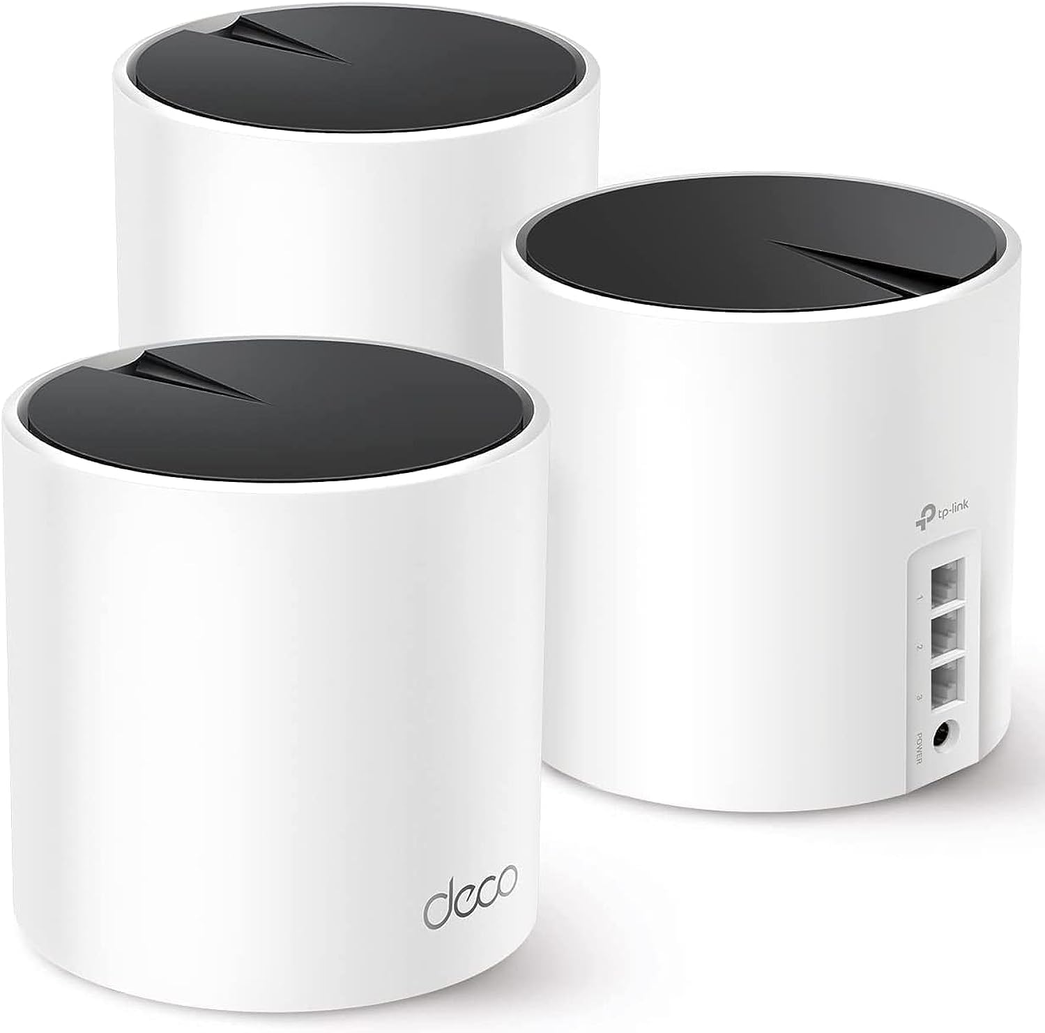 Deco X55 AX3000 WiFi 6 Mesh System - Covers up to 6500 Sq.Ft, Replaces Wireless Router and Extender, 3 Gigabit Ports