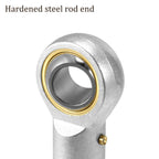 Kozelo 4pcs PHS8 Rod End Joint Bearing - [8mm Bore x Female Right Thread] Fish Rod End, Zinc- Plated Carbon Steel