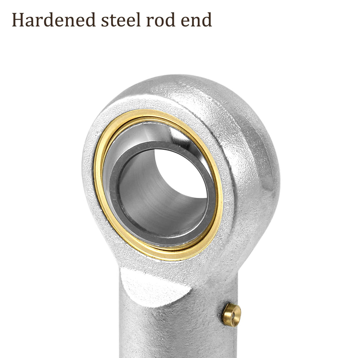 Kozelo 4pcs PHS8 Rod End Joint Bearing - [8mm Bore x Female Right Thread] Fish Rod End, Zinc- Plated Carbon Steel