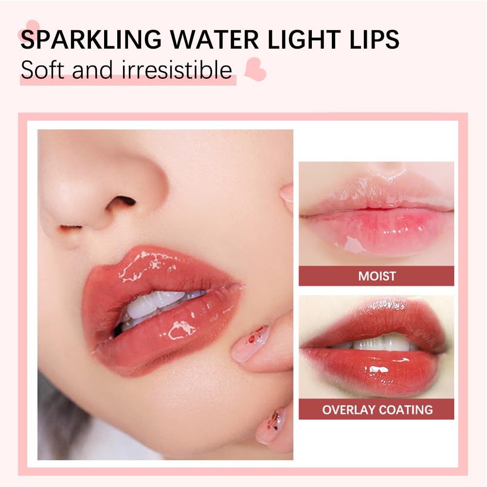 Hydrating Lip Glow Oil, Moisturizing Lip Glow Oil, Lip Plumper Gloss, Transparent Lip Gloss, Lip Oil, Plumping Lip