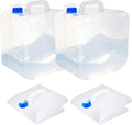 Collapsible Water Container with Spigot & Hook, BPA Free Water Jug, Foldable Carrier Bucket, Water Storage Container