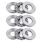 uxcell 51101 Thrust Ball Bearings 12mm x 26mm x 9mm Chrome Steel Single Direction 3pcs