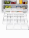 Refrigerator Replacement Shelves 2 Pack, Steel Shelves for Fridge Freezer