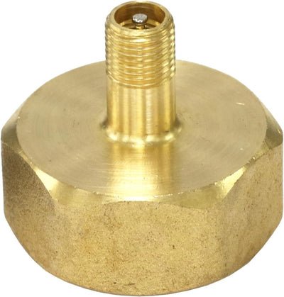 Vibrant Yard Co. LLC Schrader Valve to Garden Hose Adapter, 3/4 in Brass