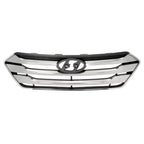 HECASA Grille+Lower Grille Compatible with 2013-2016 Santa Fe