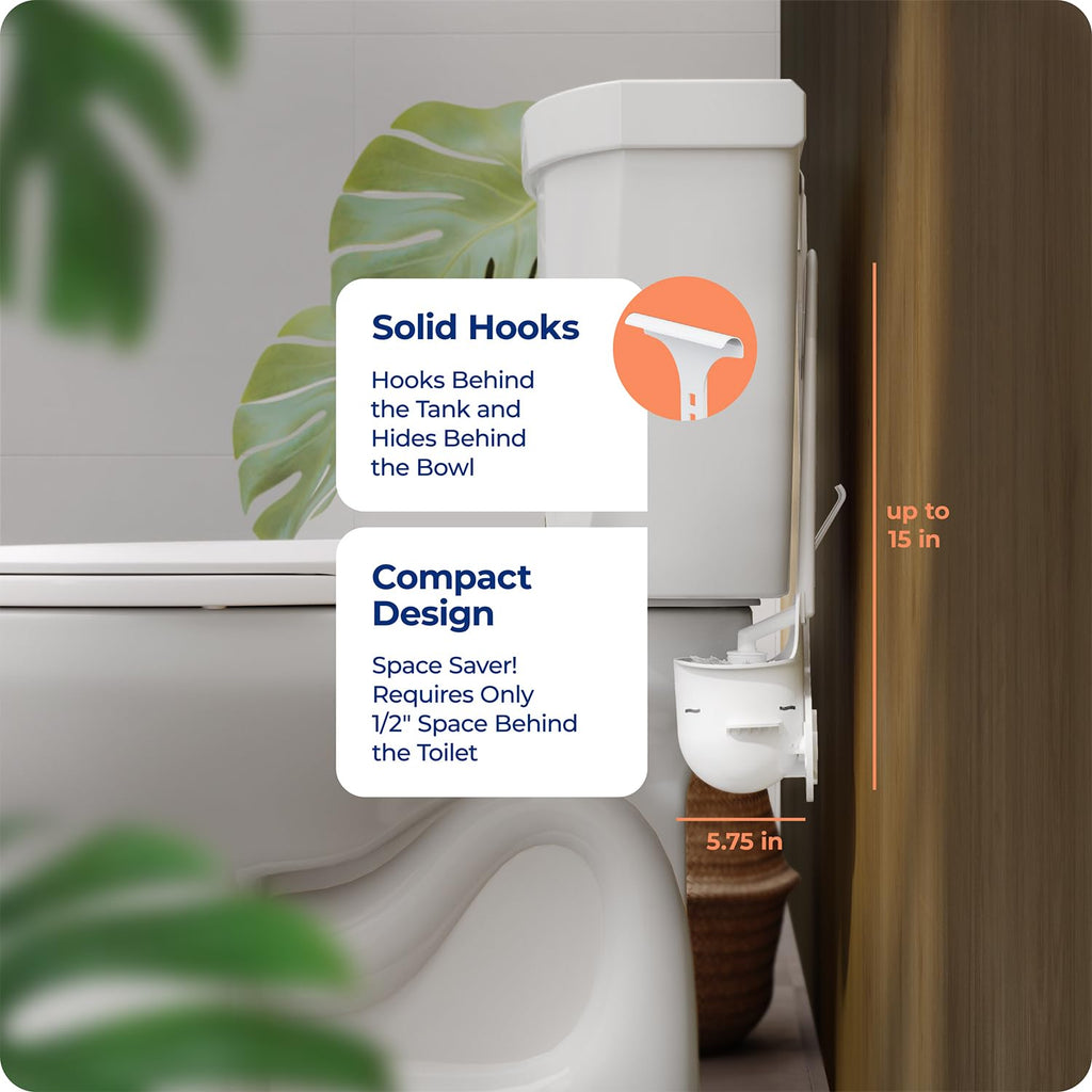 Invisibrush Hidden Toilet Brush with Holder