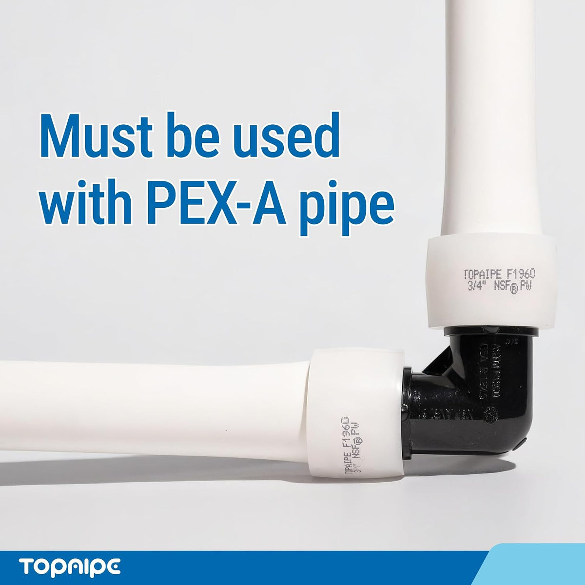 (Pack of 25) Topaipe 1/2 Inch PEX-A Expansion Rings