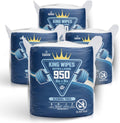 Gym Equip Wipes, 4 x 950 Count (3800 Total Wipes) - Durable, Pre-Saturated Gym Equipment & Surface Cleaning Wipes