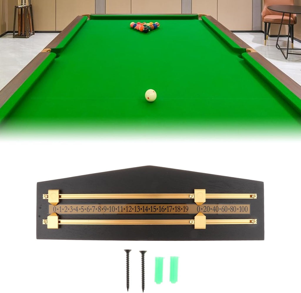 Snooker Billiard Score Board,Shuffleboard Scoreboard Referee Gear Scorer Board,Wooden Snooker Score Keeper Snooker