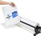 36" Paper Dispenser with Cutter + White Kraft Paper Roll